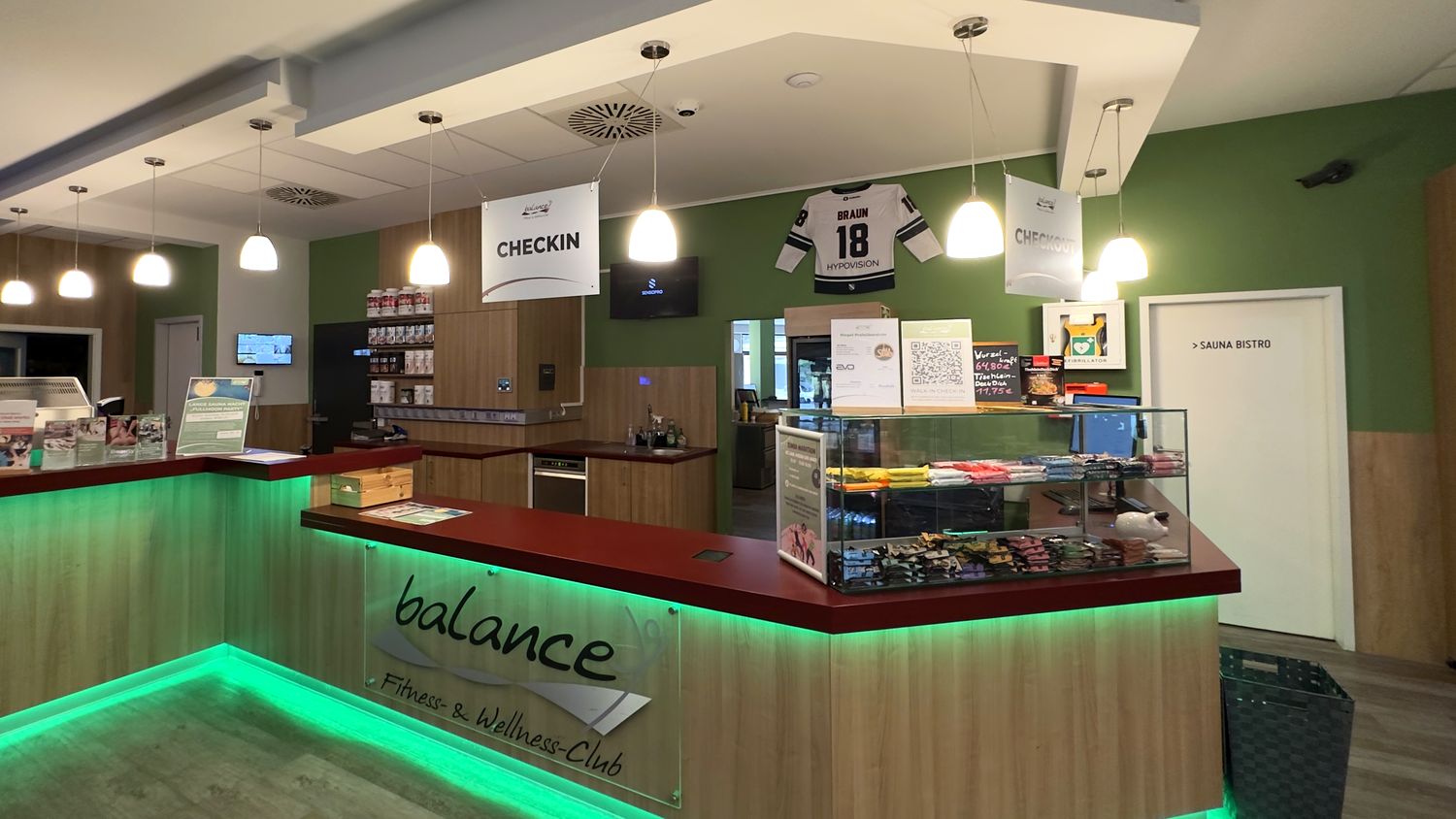 Empfang und Check-in im balance Kassel